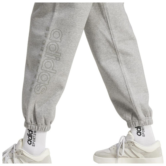 Adidas Γυναικείο παντελόνι φόρμας All SZN Fleece Graphic Loose Pants